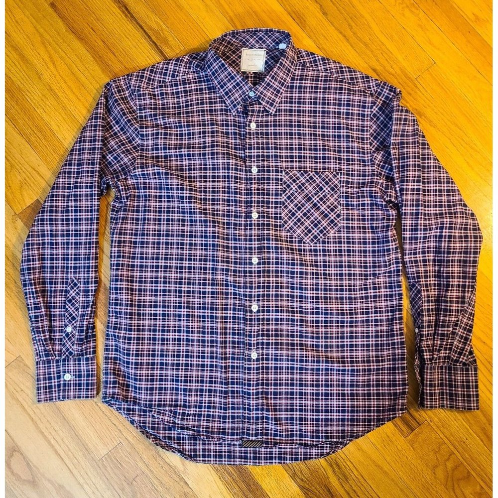 Men's Billy Reid Plaid Button Up Shirt (EUC)
